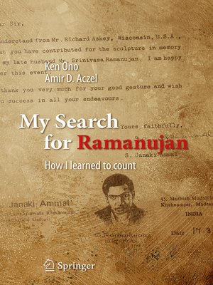 cover image of My Search for Ramanujan